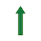 5S Supplies 5S Corner Markers, 3 1/2 in W., 10 in L., 0.003 in Thickness, 25 PK VSA-SQUARE-GREEN - alternate 1
